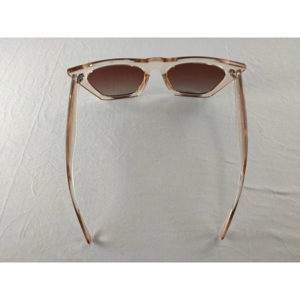 SOJOS SJ2115 C3 MZ Transparent Peach Cat Eye‎ Sunglasses 54-29-139 UV400 Women